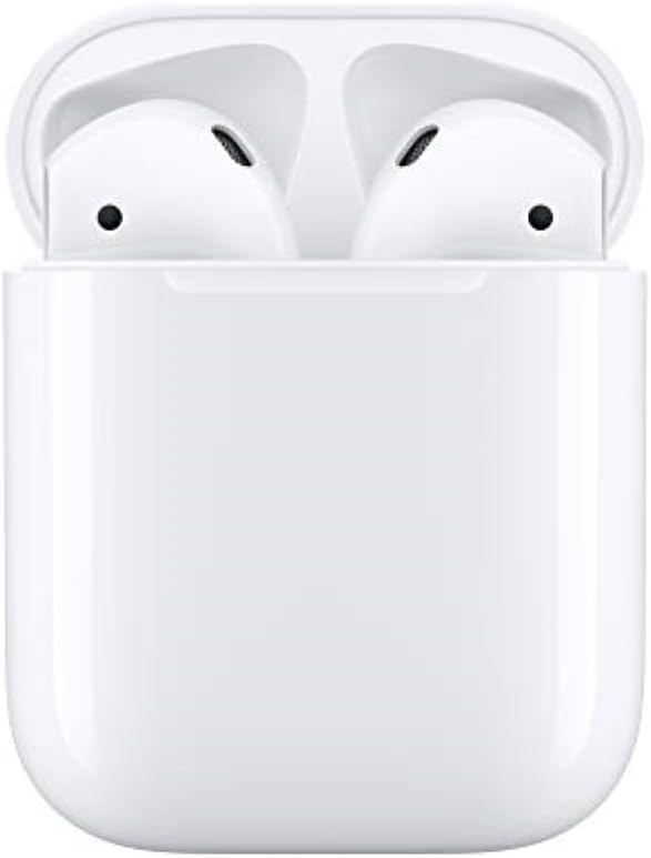 Apple AirPods (2nd Generation) Wireless Ear Buds • Bluetooth Headphones • with Lightning Charging Case Included • Over 24 Hours of Battery Life • Effortless Setup for iPhone