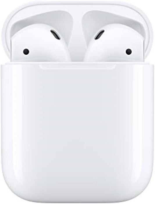 Apple AirPods (2nd Generation) Wireless Ear Buds • Bluetooth Headphones • with Lightning Charging Case Included • Over 24 Hours of Battery Life • Effortless Setup for iPhone