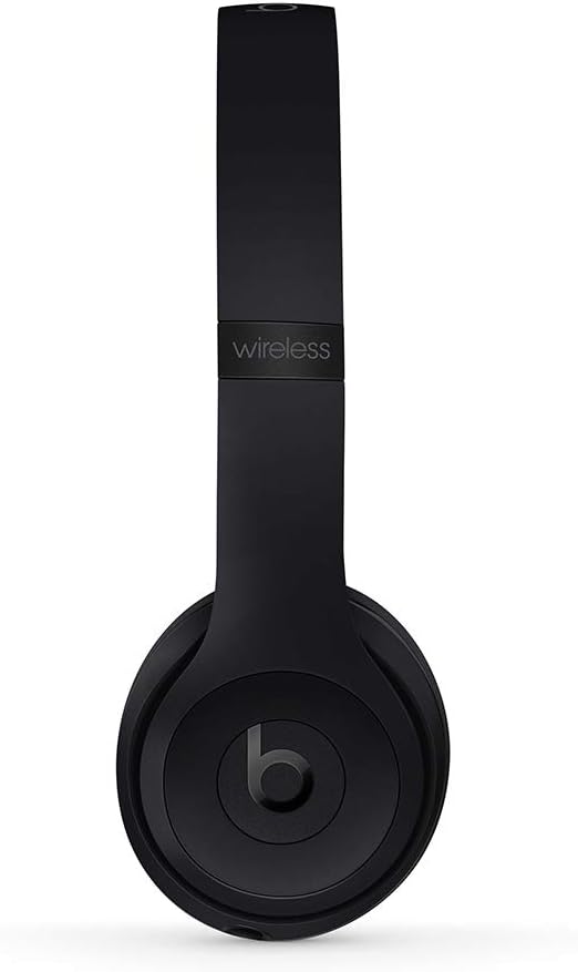 Beats Solo3 Wireless On-Ear Headphones • Apple W1 Headphone Chip • Class 1 Bluetooth • 40 Hours of Listening Time • Built-in Microphone • Black (Latest Model)