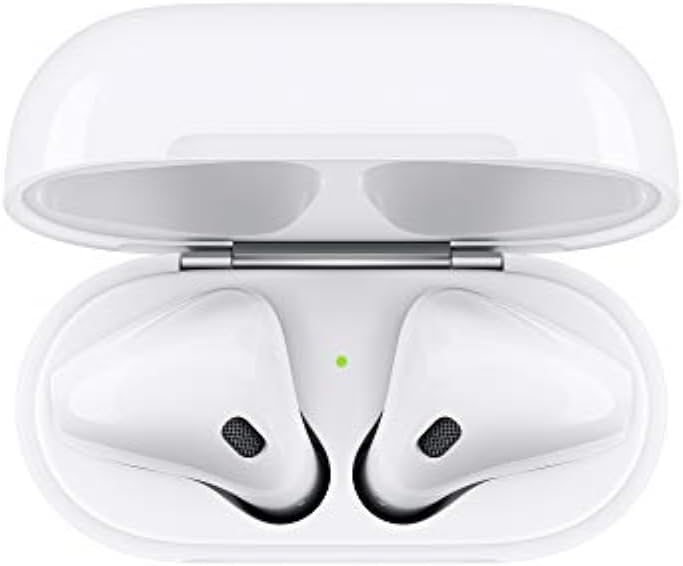 Apple AirPods (2nd Generation) Wireless Ear Buds • Bluetooth Headphones • with Lightning Charging Case Included • Over 24 Hours of Battery Life • Effortless Setup for iPhone