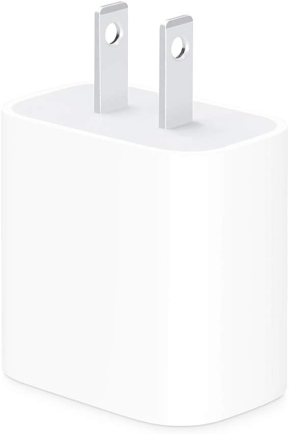 Apple 20W USB-C Power Adapter • iPhone Charger with Fast Charging Capability • Type C Wall Charger