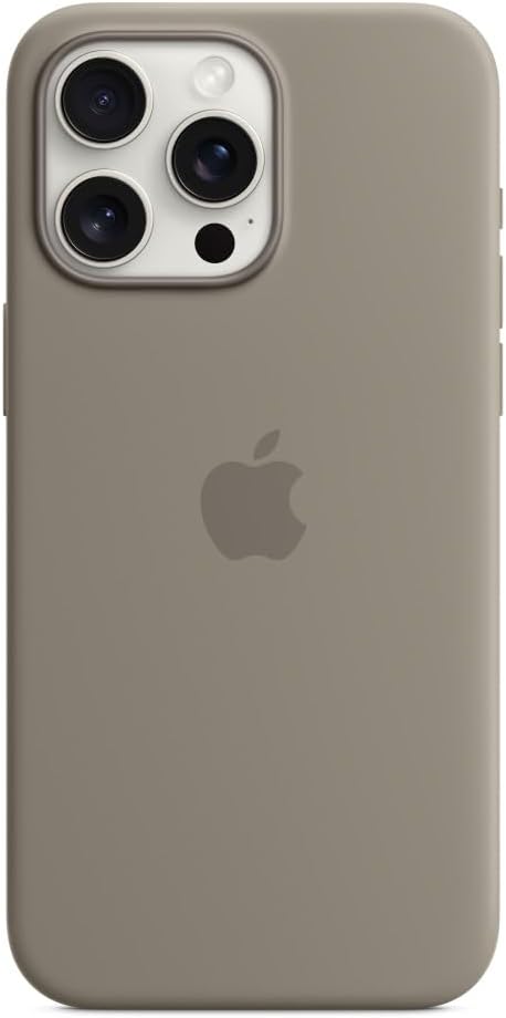 Apple Funda de silicona para iPhone 15 Pro Max con MagSafe - Arcilla