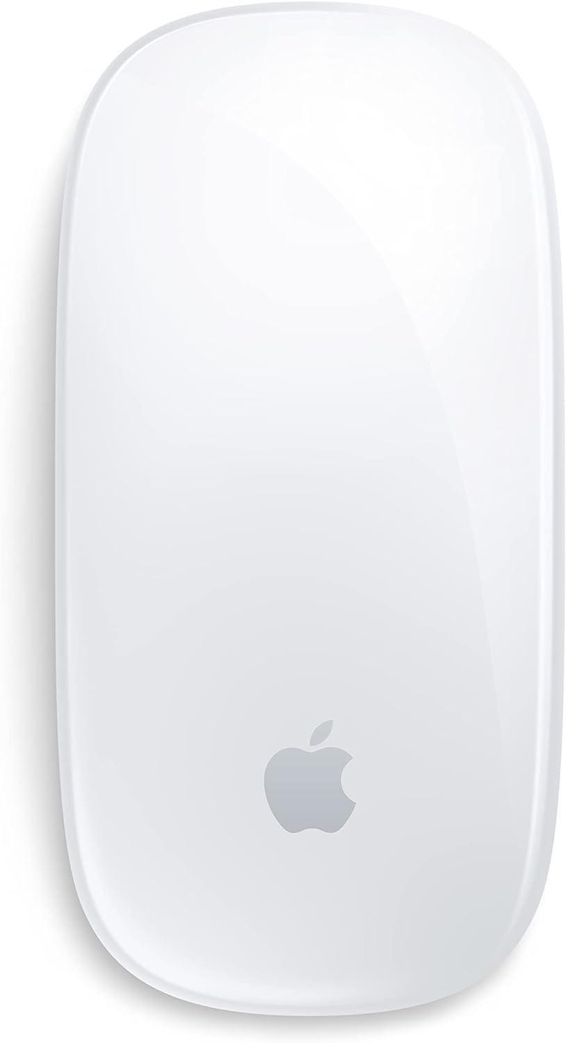 Apple Magic mouse: inalámbrico, Bluetooth, recargable. Funciona con Mac o iPad; superficie Multi-Touch, color blanco