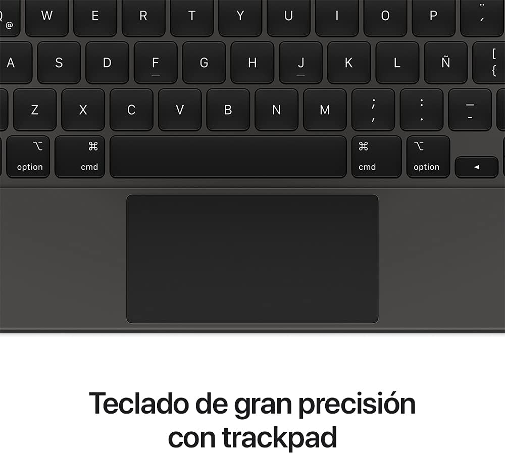 Apple Magic Keyboard, para iPad Pro de 12.9 pulgadas, 5.ª generación, español (latinoamérica), color negro