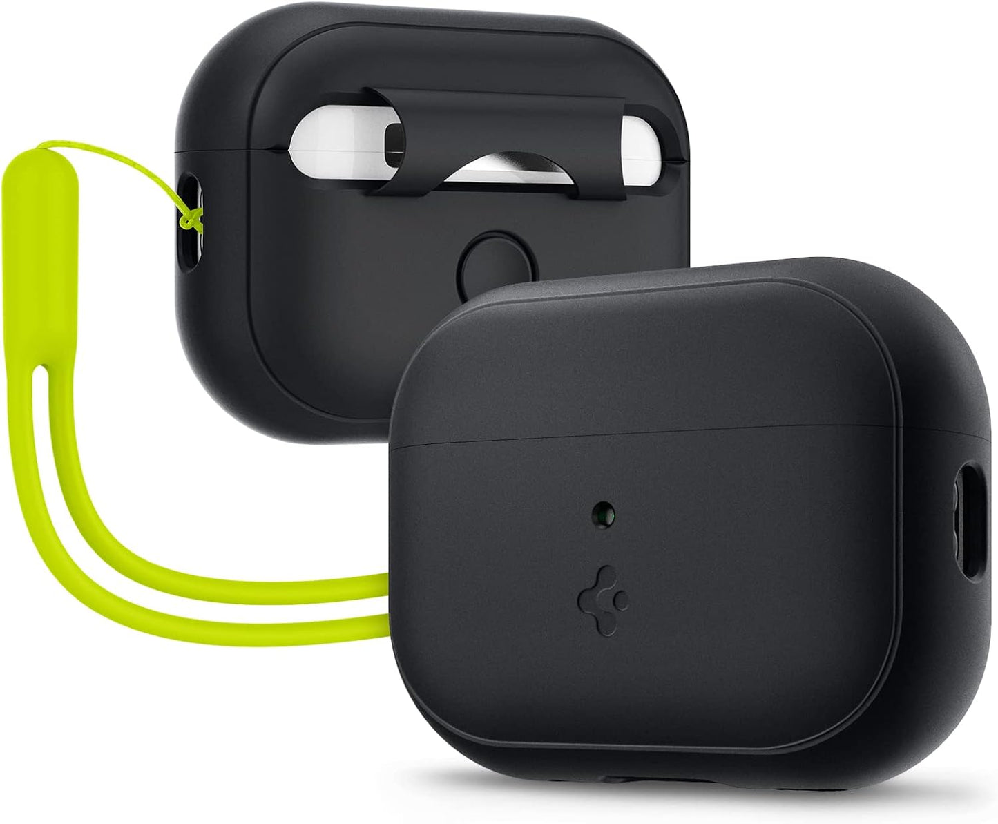 Spigen Funda de silicona diseñada para AirPods Pro de 2ª generación 2022/2023 (cable USB-C/Lightening) Airpods Pro 2