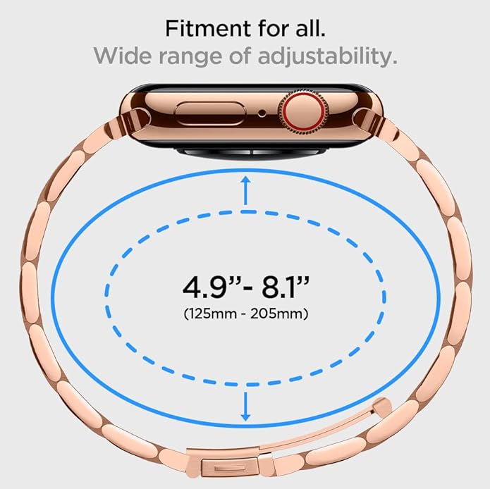 Spigen Ajuste moderno diseñado para Apple Watch Series 9/8/SE2/7/6/SE/5/4/3/2/1 38/40/41 mm