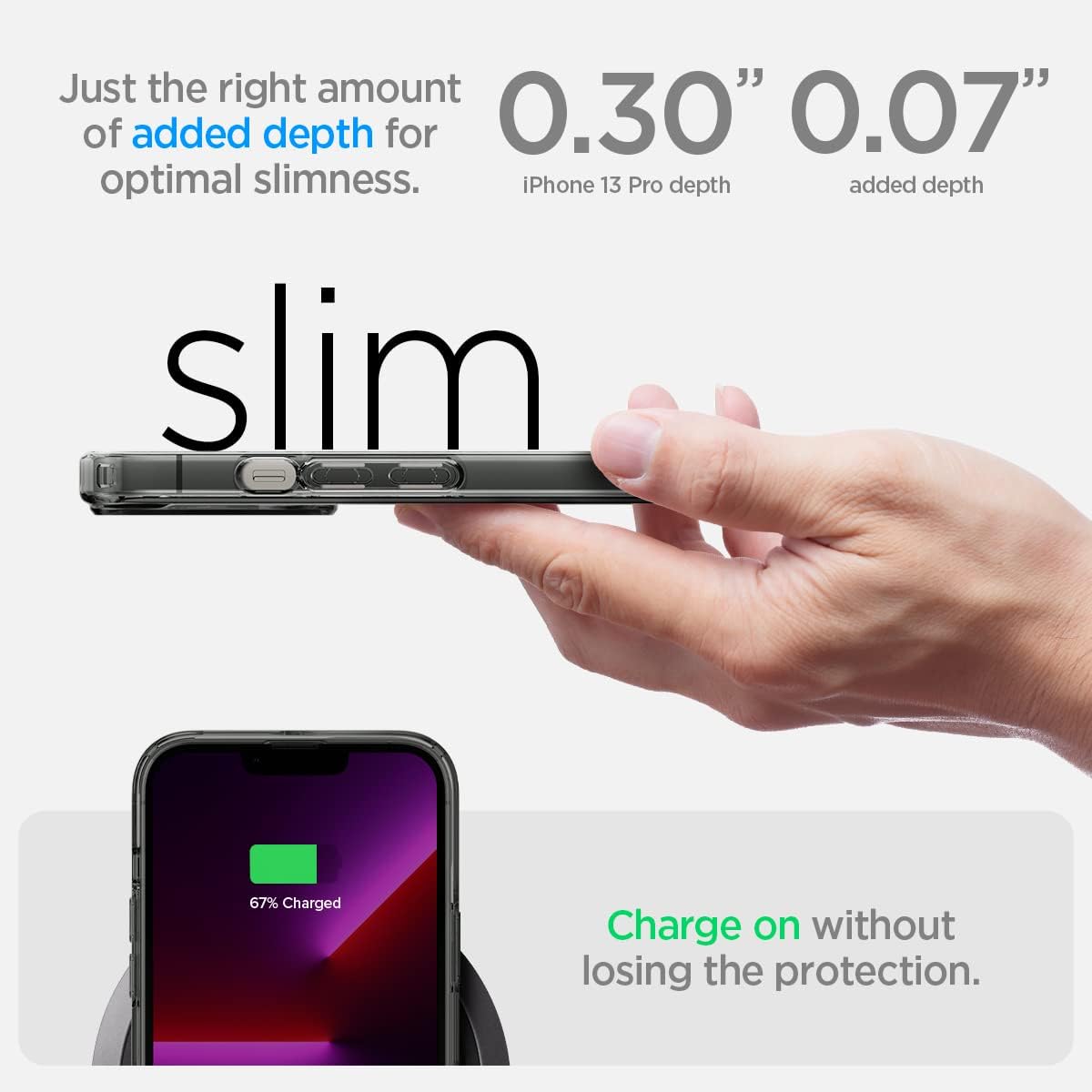 Spigen Ultra Hybrid Mag (MagFit) - Funda diseñada para iPhone 13 Pro Max (2021) - Zero One