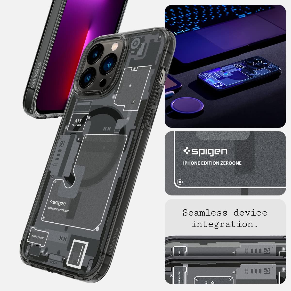 Spigen Ultra Hybrid Mag (MagFit) - Funda diseñada para iPhone 13 Pro Max (2021) - Zero One